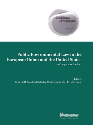 cover image of Public Environmental Law in the European Union and the United States